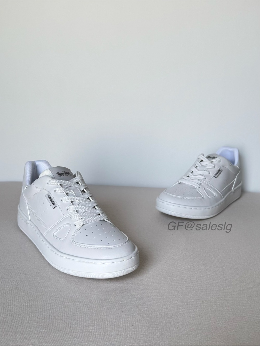 NWT Coach Clip Court Low Top Sneaker Optic White CM693 Size 7